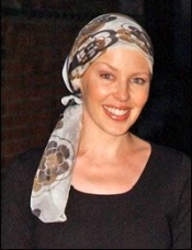 Kylie Cancer Bald Natalie Pearls