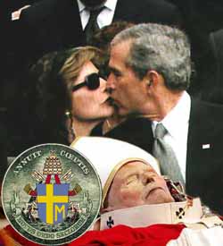 Pope Bush Kiss Death