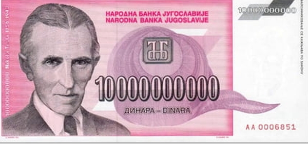 Hyperinflation Tesla HItler