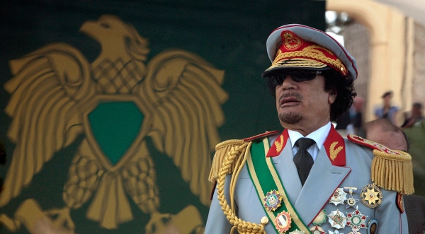 gaddafi maneater