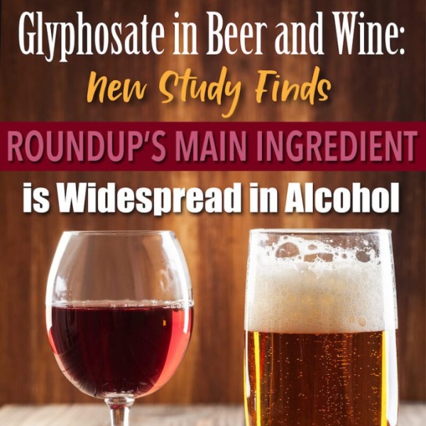 Glyphostate beer and wine