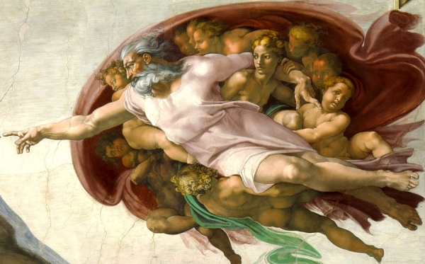 sistine chapel God